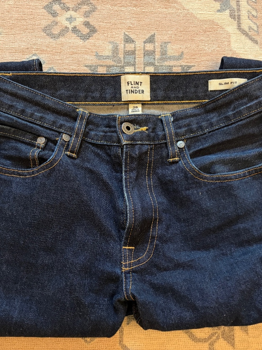 Flint and Tinder Slim Selvedge Jean